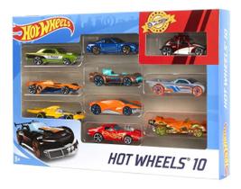 Hot Wheels Originais Pack 10 Carrinhos Sortidos 54886 Mattel
