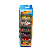 Hot Wheels Pack 05 carrinhos Die-cast Track Builder