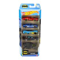 Hot Wheels Pack 5 Carrinhos Batman DC Coleção Batmovel Hot Wheels Pack 5 Carrinhos Batman DC Coleção Batmovel