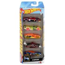 Hot Wheels Pack 5 Carrinhos HW X-Raycers JBJ74 Mattel