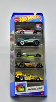 Hot wheels - pack 5 carros - hot wheels drag strip