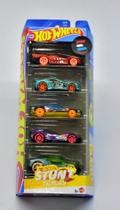 Hot wheels - pack 5 carros - hot wheels stunt tracks - 2025 Hot wheels - pack 5 carros - hot wheels stunt tracks - 2025