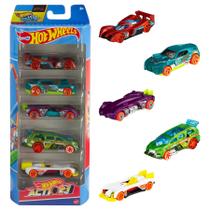 Hot wheels pack 5 carros - hw action - htv45 Hot wheels pack 5 carros - hw action - htv45