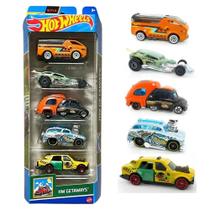 Hot wheels pack 5 carros - hw getaways - htv46