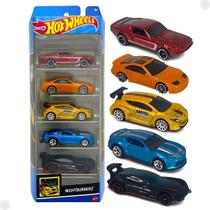Hot Wheels Pack 5 Carros Nightburnerz GTN47 - Mattel