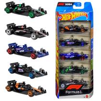 Hot Wheels Pack C/ 5 Carrinhos Edição Formula 1 2024 Mattel