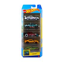 Hot Wheels Pack com 5 Carrinhos 1:64 Die-Cast Hot Wheels Pack com 5 Carrinhos 1:64 Die-Cast