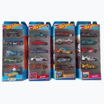 Hot Wheels Pack Com 5 Carrinhos Sortidos Mattel