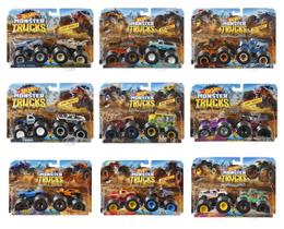 Hot Wheels Pack De 2 Carrinhos Monster Truck Surpresa Fyj64