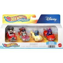 Hot Wheels Pack De 4 Racer Verse Disney Mattel Hkd30