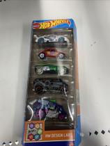 Hot wheels pacote presente com 5 carros - sortidos