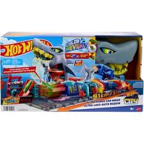 Hot Wheels Pista City Lava-Rápido Mega Tubarão HTN82 Mattel Hot Wheels Pista City Lava-Rápido Mega Tubarão HTN82 Mattel