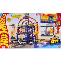 Hot Wheels Pista City Mega Loop Garagem JBM74 Mattel