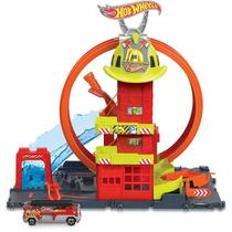 Hot Wheels Pista CITY Super Quartel dos Bombeiros