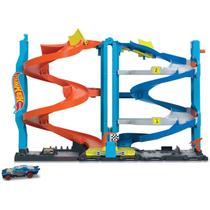 Hot Wheels Pista City Torre de Corrida Dupla 2 em 1 - Mattel