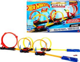 Hot Wheels Pista de Brinquedo Corrida Multi Loop - Mattel