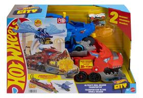 Hot Wheels Pista De Brinquedo Supertrailer De Dragão