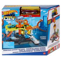 Hot Wheels Pista Lava Rápido Express No Centro Da Cidade