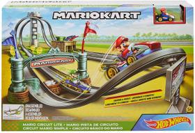 Hot Wheels Pista Mario Kart Circuito de Corrida Mattel GHK15