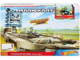 Hot Wheels Pista Mario Kart Ruinas Thwomp