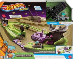 Hot Wheels Pista Minecraft Corrida Para O Fim - Mattel JFP34 Hot Wheels Pista Minecraft Corrida Para O Fim - Mattel JFP34