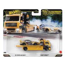 Hot Wheels Premium Team Transport 20 Toyota GR Supra e Fleet Street JHX87 1:64 Mattel