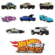 Hot Wheels Pull-Back Speeders Surpresa, Mattel HPR70