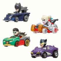 Hot wheels racer verse 4 carros batman dc comics - mattel hkd33/hkd30