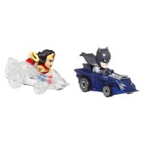 Hot wheels racerverse duplo - mulher maravilha e batman