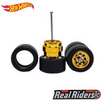 Hot Wheels Rodas Com Pneus Borracha Custom 1/64
