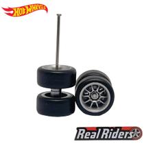 Hot Wheels Rodas Com Pneus Borracha Custom 1/64 - Mattel