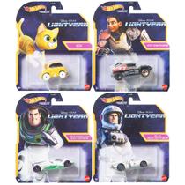 Hot Wheels Set 4 Carrinhos Lightyear Character Cars Mattel
