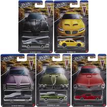 Hot Wheels - Set 5 Miniaturas - Pontiac Centennial - Silver Series - GRT01-944P Hot Wheels - Set 5 Miniaturas - Pontiac Centennial - Silver Series - GRT01-944P
