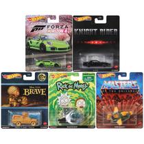 Hot Wheels - Set 5 Miniaturas - Retro Entreterimento - Lote D 2021 - DMC55