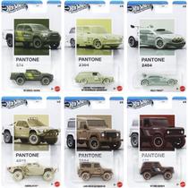 Hot Wheels - Set 6 Miniaturas - Pantone - Silver Series - JKY47 Hot Wheels - Set 6 Miniaturas - Pantone - Silver Series - JKY47