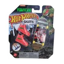 Hot Wheels Skate de Dedo com Tenis Tartarugas Ninja Mattel HMY18
