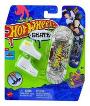 Hot Wheels Skate De Dedo Profissional Com Tênis Fingerboard - Mattel