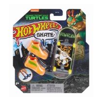 Hot Wheels Skate De Dedo Tartarugas Ninja - Michelangelo - Mattel HMY18/HVK34 Hot Wheels Skate De Dedo Tartarugas Ninja - Michelangelo - Mattel HMY18/HVK34