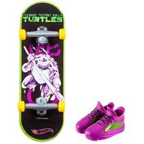 Hot Wheels Skate Shape + Tênis Licenciado HMY18 Mattel