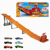 Hot Wheels Stunt Tracks Super Pista De Competição 2,45m Hot Wheels Stunt Tracks Super Pista De Competição 2,45m