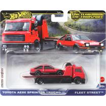 Hot Wheels - Toyota AE86 Sprinter Tueno & Fleet Street - Team Transport - JBM40
