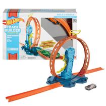 Hot Wheels Track Builder Componentes Pista De Loop e Carrinho GLC87 Mattel