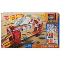 Hot Wheels Track Builder Stunt Bridge Kit Carro Motorizado