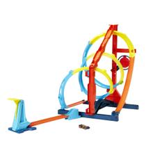 Hot Wheels Track Builder Unlimited - Kit de Pista com Saca-rolhas - 2 Modos de Jogo - A Partir de 6 Anos