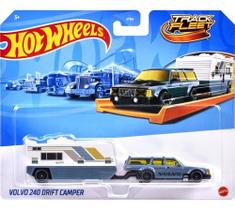 Hot Wheels Track Fleet Volvo 240 Drift Camper Wagon Trailler