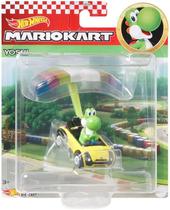 Hot Wheels Yoshi Sports Coupe Parafoil Planador Mario Kart GVD32 Hot Wheels Yoshi Sports Coupe Parafoil Planador Mario Kart GVD32