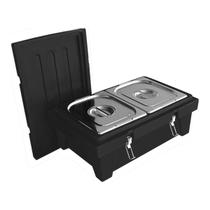 Hotbox 30l slim preta + 2 cubas 1/2 200mm + 2 tampa Hotbox 30l slim preta + 2 cubas 1/2 200mm + 2 tampa