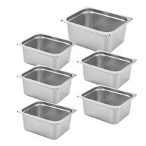 Hotel Pan HECMAC 1/2 tamanho 6 polegadas de aço inoxidável de profundidade (6 unidades)