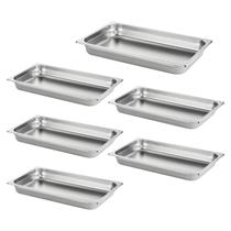 Hotel Pan HECMAC, tamanho completo, 2,5 cm de profundidade, pacote com 6