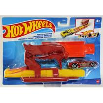 Hotwheels lancador de carrinhos basico com um carro
